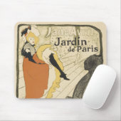 アールヌーボーダンサーJane Avril by Toulouse Laurec マウスパッド (マウス)