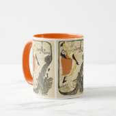 アールヌーボーダンサーJane Avril by Toulouse Laurec マグカップ (正面左)