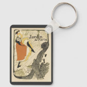 アールヌーボーダンサーJane Avril, Toulouse Laurec キーホルダー (裏面)