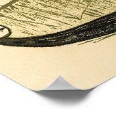 アールヌーボーダンサーJane Avril, Toulouse Laurec ポスター (角)