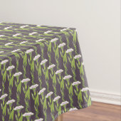 アールヌーボーダークイポモアフローラ壁紙アート テーブルクロス (インサイチュ)