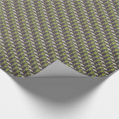 アールヌーボーダークイポモアフローラ壁紙アート ラッピングペーパー (角)