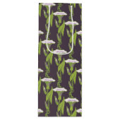 アールヌーボーダークイポモアフローラ壁紙アート ワインギフトバッグ (正面)