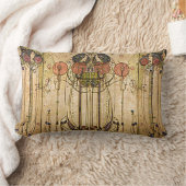 アールヌーボーチャールズマッキントッシュWassailのクッション ランバークッション (ブランケット)