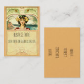 アールヌーボーチュビズカード 名刺 (正面/裏面)