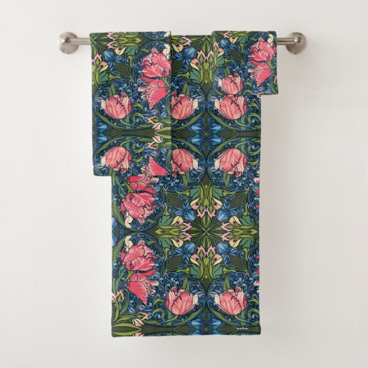 アールヌーボーチューリップガーデン バスタオルセット (インサイチュ)