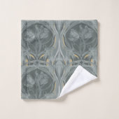 アールヌーボーチューリップシェードオブグレータオル バスタオルセット (ウォッシュタオル)