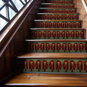 アールヌーボーチューリップテーペストリー陶磁器タイル タイル