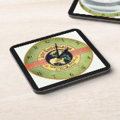 アールヌーボーチョコレートコクロック広告 コースター (左側)