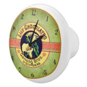 アールヌーボーチョコレート広告時計 セラミックノブ (右)