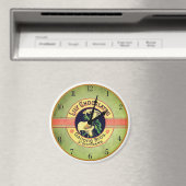 アールヌーボーチョコレート広告時計 マグネット (インサイチュ (食洗機))