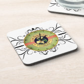 アールヌーボーチョコレート株式会社広告時計 コースター (左側)