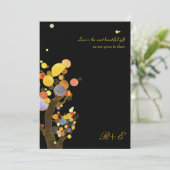 アールヌーボーツリーズカントリーウェディング 招待状 (スタンド正面)