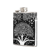 アールヌーボーツリーベアズレーパターン フラスク (左)