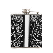 アールヌーボーツリーベアズレーパターン フラスク (裏面)