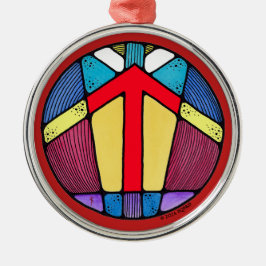 アールヌーボーティワズルーンの勝利 メタルオーナメント