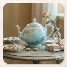 アールヌーボーティーポットコースターセット