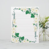 アールヌーボーデイジー縁ど並びレシピページ (スタンド正面)