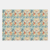 アールヌーボーデカップデコレーション紙 ラッピングペーパーシート (正面3)