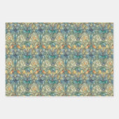 アールヌーボーデカップデコレーション紙 ラッピングペーパーシート (正面2)