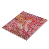 アールヌーボーデザインセラミック写真タイル タイル (側面)