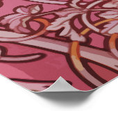 アールヌーボーデザインバリューポスター紙（マット） ポスター (角)