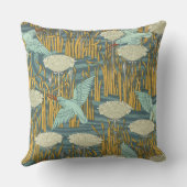 アールヌーボーデザイン枕 クッション (裏面)