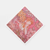 アールヌーボーデザイン紙ナプキンス スタンダードランチョンナプキン (角)