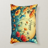 アールヌーボーデザイン アクセントクッション (正面(垂直))