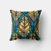 アールヌーボーデザイン クッション (裏面)