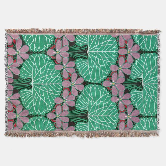 アールヌーボーデザイン#12アットエムポロモファ スローブランケット (正面)