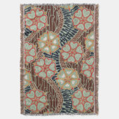 アールヌーボーデザイン#2アットエムポロモファ スローブランケット (正面縦)