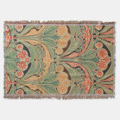 アールヌーボーデザイン#3アットエムポロモファ スローブランケット (正面)