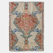 アールヌーボーデザイン#6アットエムポロモファ スローブランケット (正面縦)