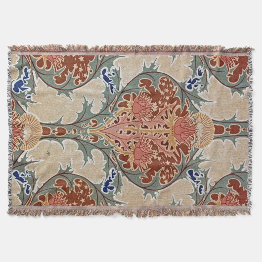 アールヌーボーデザイン#6アットエムポロモファ スローブランケット (正面)