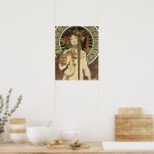 アールヌーボートラピスチンミュシャアート ポスター (キッチン)