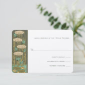 アールヌーボートンフライライパード応答カード 出欠カード (スタンド正面)