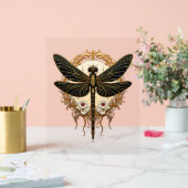 アールヌーボードラゴンフライエレガントステームパンク アクリルサイン (ウェディング)