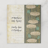 アールヌーボードラゴンフライリリー結婚パッツ プレイスカード (外部開封)