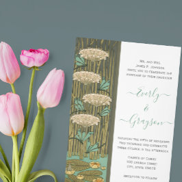 アールヌーボードラゴンフライ暗黒フォントRGB HexCode 4C5A49 招待状