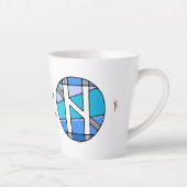 アールヌーボーハガラスランCHANGE! カフェラテマグ (右)