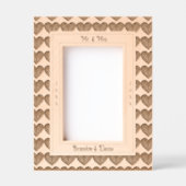 アールヌーボーハートミセス結婚ズ・カップル レーザー彫刻フレーム (正面)