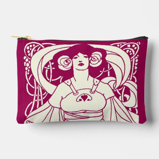 アールヌーボーハーベストレディ アクセサリーポーチ (正面)