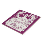 アールヌーボーハーベストレディ タイル (側面)