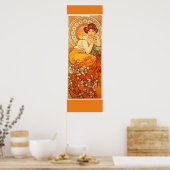 アールヌーボーバイアルフォンスミュシャ。 ポスター (キッチン)