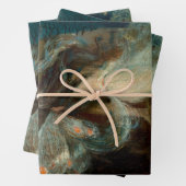 アールヌーボーバタフライフェアリーウォーター処女 ラッピングペーパーシート (インサイチュ)