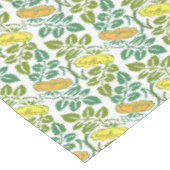 アールヌーボーバターカップフローラ壁紙ダマスク テーブルクロス (アングル)