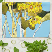 アールヌーボーバターカップ キッチンタオル (折り畳み)