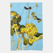 アールヌーボーバターカップ キッチンタオル (縦)