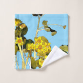 アールヌーボーバターカップ バスタオルセット (ウォッシュタオル)